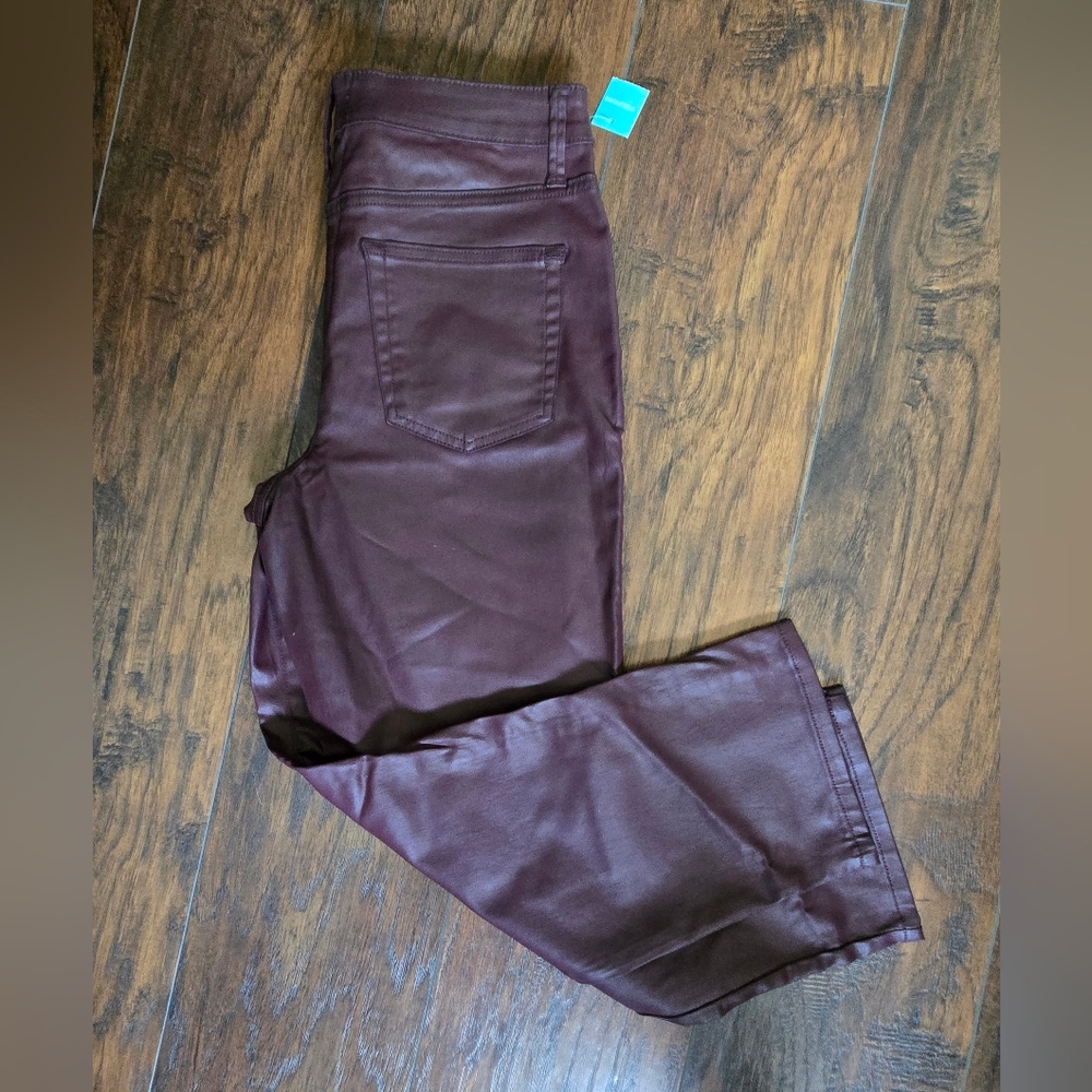 Edge Women's Rich Maroon Straight Leg Jeans